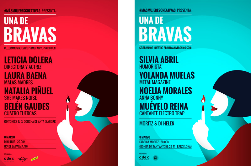 Iniciativa de comunidad Mas Mujeres Creativas, altavoz del talento femenino español: Una de bravas